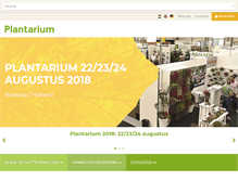 Tablet Screenshot of plantarium.nl